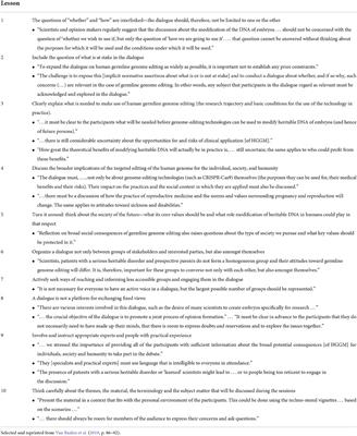 How to fulfill the expert role in public dialogue: The Dutch dialogue on human germline genetic modification as a case